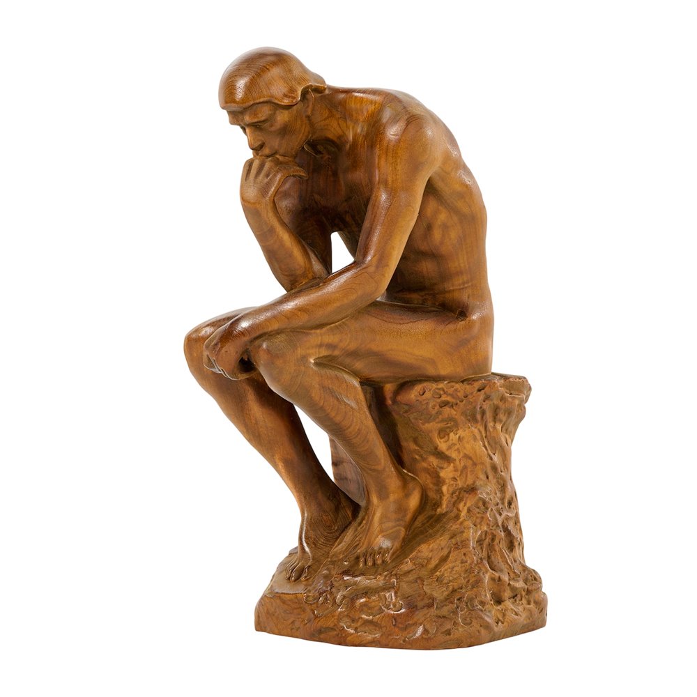 Unique Christian wood carving artwork